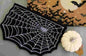 Gothic Black Spider Web Rug