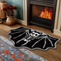 Gothic Black Spider Web Rug