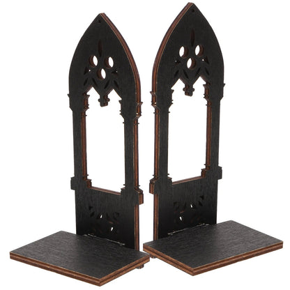 Gothic Wood Tea Light Holder