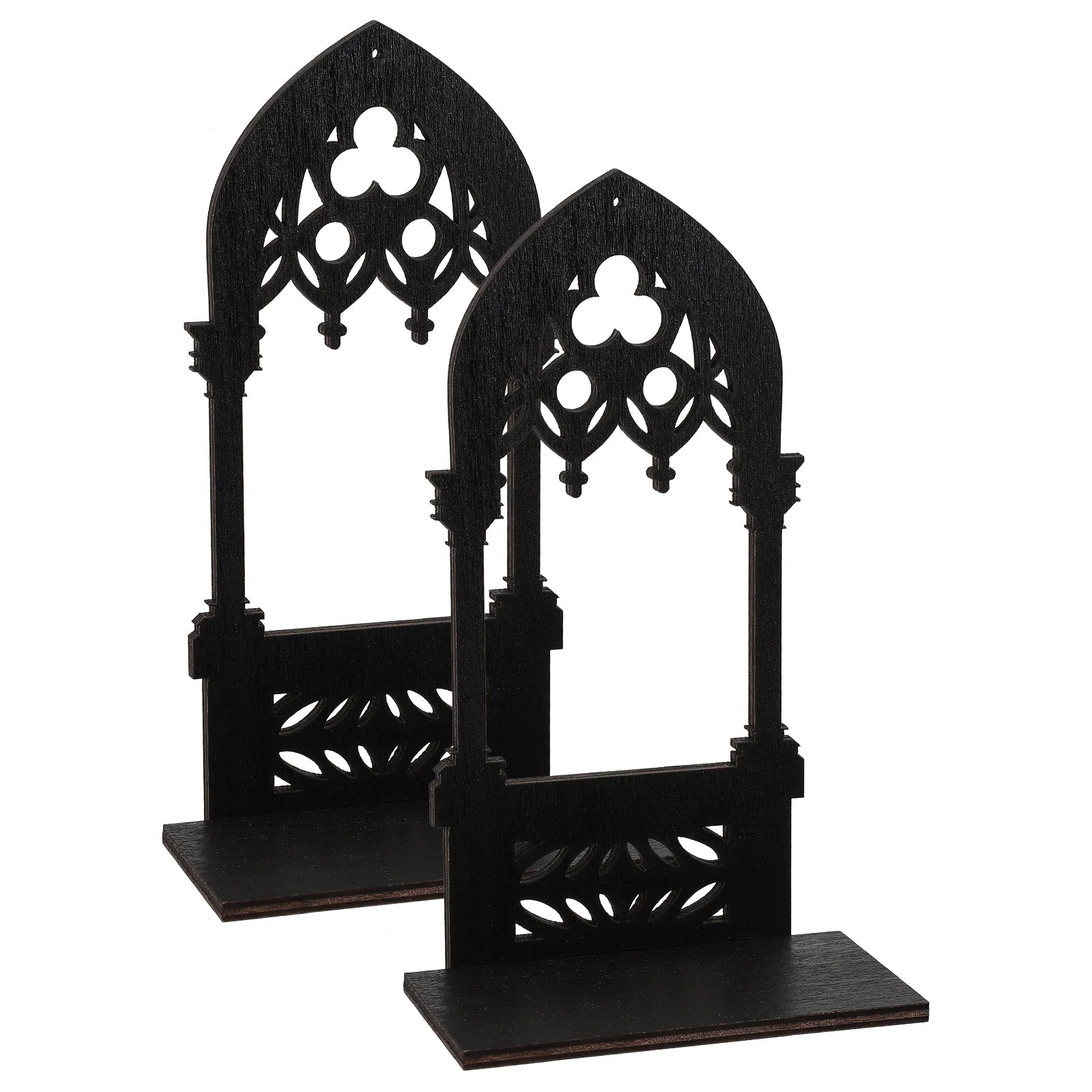 Gothic Wood Tea Light Holder