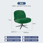 Green Corduroy Luxury Single Sofa Chair