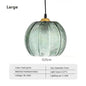 Green Leaf Nordic Glass Pendant Light