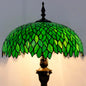 Green Wisteria Tiffany Floor Lamp