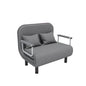 Grey 65CM Folding Sofa Bed