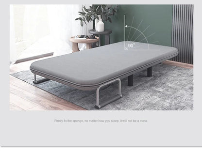 Grey 65CM Folding Sofa Bed