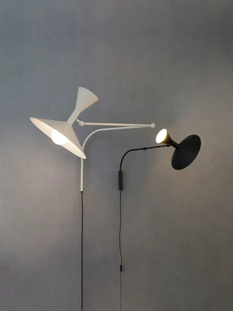 DecorBites™ Industrial Retro Swing Arm Wall Light for Living Room Bedroom Studio