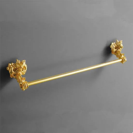 Juego de herrajes para baño DecorBites™ Dragon: Portarrollos de papel, toallero, jabonera (MB-0950A)