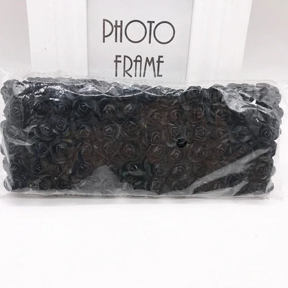 DecorBites™ 144 piezas de flores de papel artificiales de 2 cm para decoración de bodas y manualidades