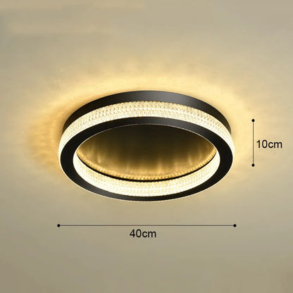 ثريا كريستالية من DecorBites™‎ بإضاءة LED باللون الأسود الذهبي لغرفة المعيشة وغرفة النوم