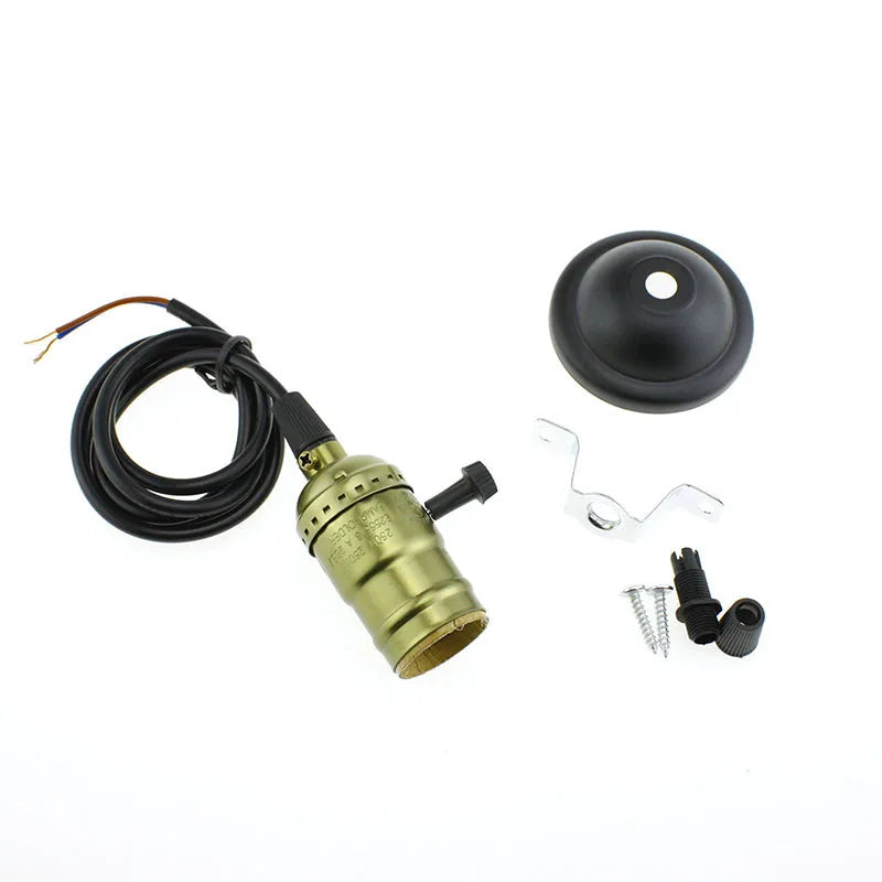Lámpara colgante industrial Decorbites™ E27 titular de bombilla Edison 90-265V decoración de hogar estilo loft