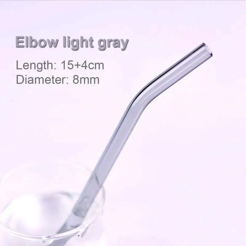 DecorBites™ Glass Straws Set - Eco-Friendly Reusable Colorful Drinking Tubes