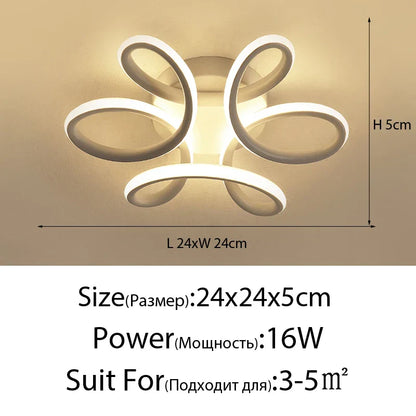 DecorBites™ LED Ceiling Lights: Modern Illumination for Home Living Room Bedroom Aisle Balcony