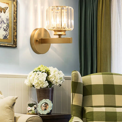 Aplique de pared de cristal DecorBites™ para iluminación de dormitorio y sala de estar