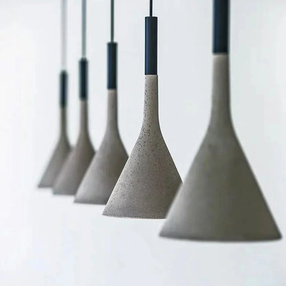DecorBites™ Concrete Pendant Lights: Nordic Modern LED E27 Industrial Lamp for Home Decor
