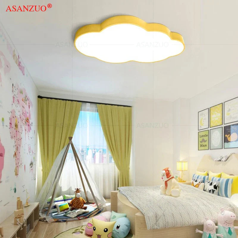 DecorBites™ Cloud LED Kids Ceiling Light - Cartoon Bedroom Chandelier for Amusement Parks & Schools