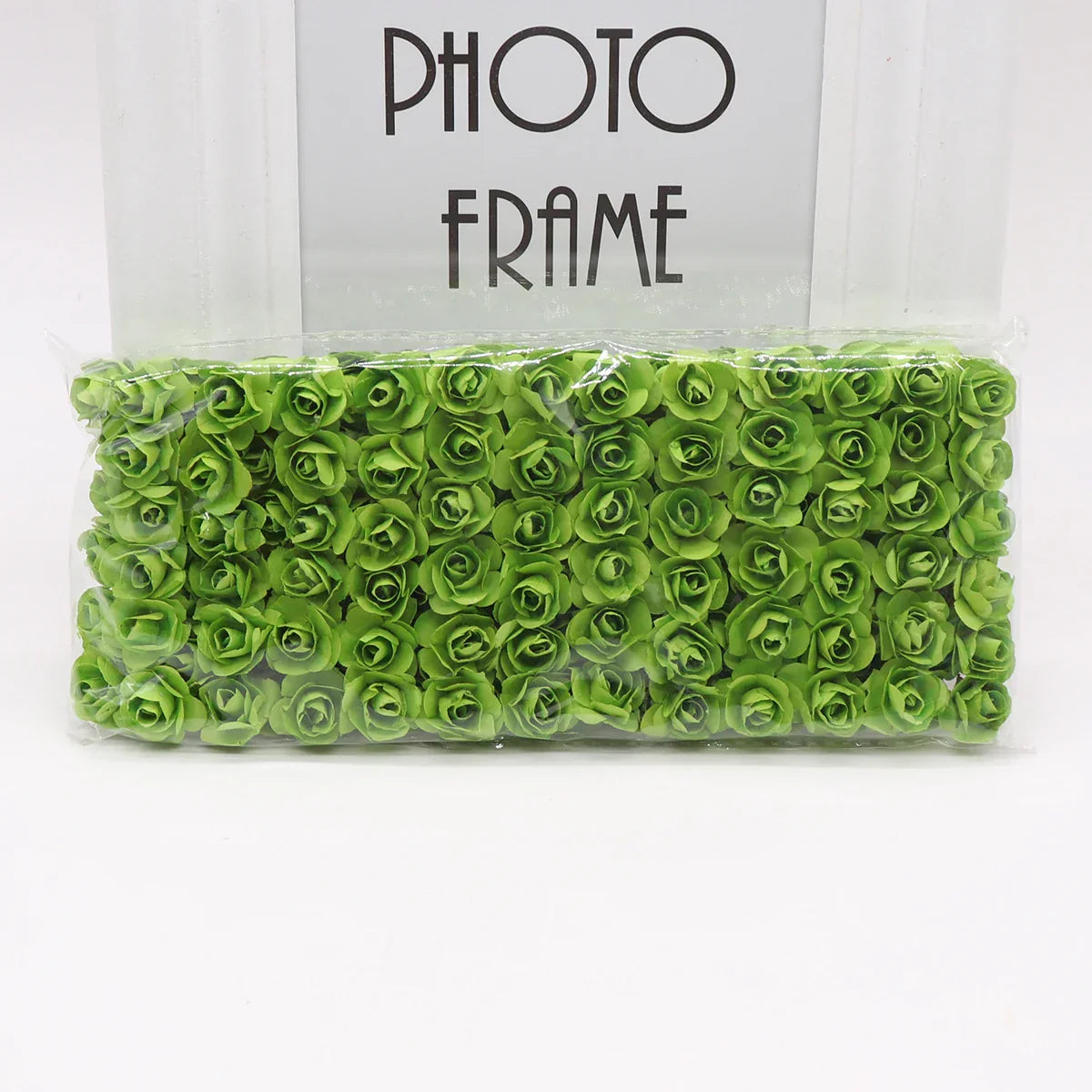 DecorBites™ 144 piezas de flores de papel artificiales de 2 cm para decoración de bodas y manualidades