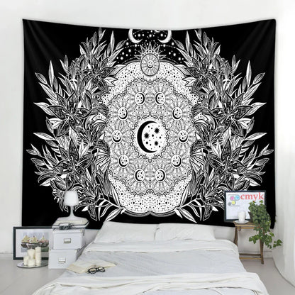 Decobites Tarot Card Tapestry Astrology Divination Bedspread Hippie Mandalas Wall Hanging