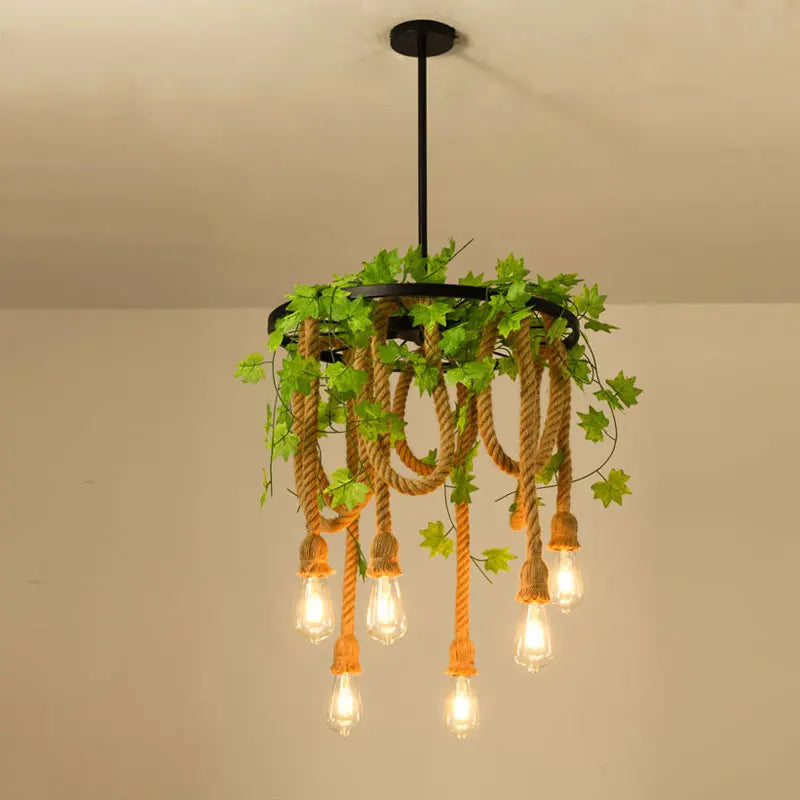 DecorBites™ Industrial Loft Chandelier for Living Dining Room Restaurant Bar Café Kitchen