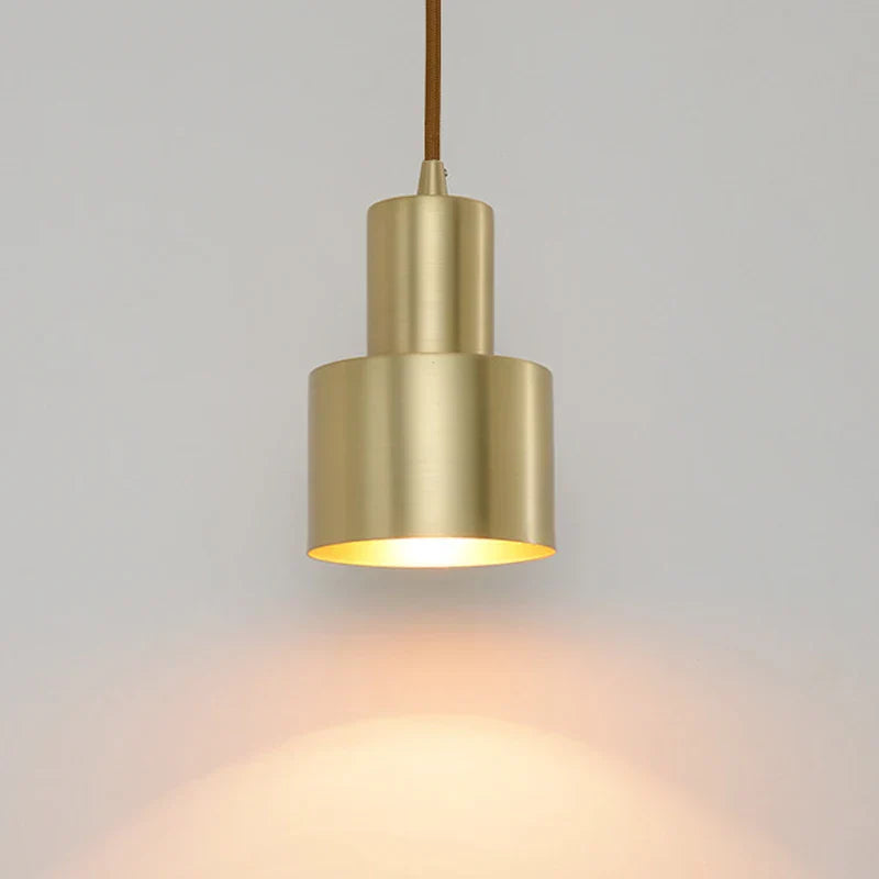 DecorBites™ Brass Finish LED Pendant Light for Dining Room, Bedroom & Bar