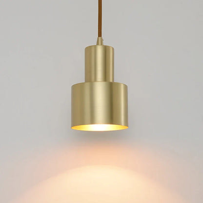 DecorBites™ Brass Finish LED Pendant Light for Dining Room, Bedroom & Bar