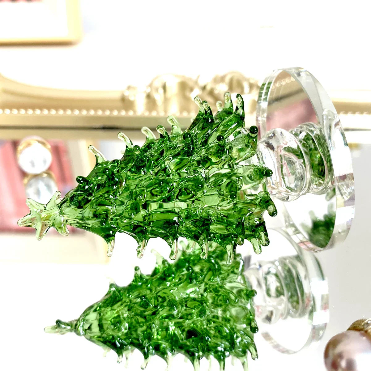Figuras de Animales Sopladas en Vidrio Decorbites™ Estatuilla de Cristal Coleccionable Decoración para el Hogar Regalo