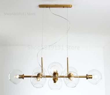 DecorBites™ Gray Glass Pendant Lights: Modern Nordic Loft Rustic Chandelier for Kitchen Bar Dining by DecorBites™