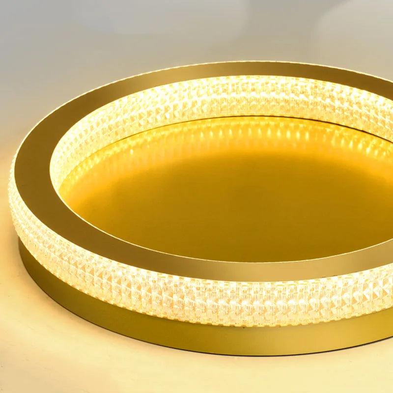 ثريا كريستالية من DecorBites™‎ بإضاءة LED باللون الأسود الذهبي لغرفة المعيشة وغرفة النوم