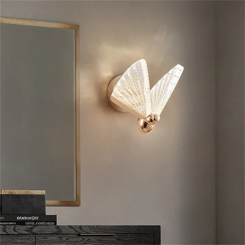 DecorBites™ Butterfly Wall Lights: Nordic LED Sconces Modern Lamps Fixtures for Home Decor