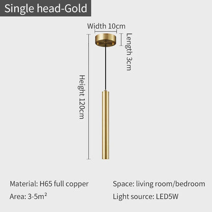 مجموعة DecorBites™‎ ثريا نحاسية لغرفة النوم وشمعدان حائطي حديث للبار