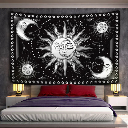 Decobites Celestial Mandala Hippie Tapestry Wall Hanging Dorm Decor