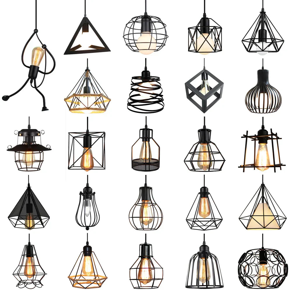 DecorBites™ Industrial LED Pendant Ceiling Light for Home Living Room Kitchen Decor