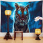 Colorful Lion Tapestry Wall Hanging Bohemian Style Hippie Decobites Home Decor