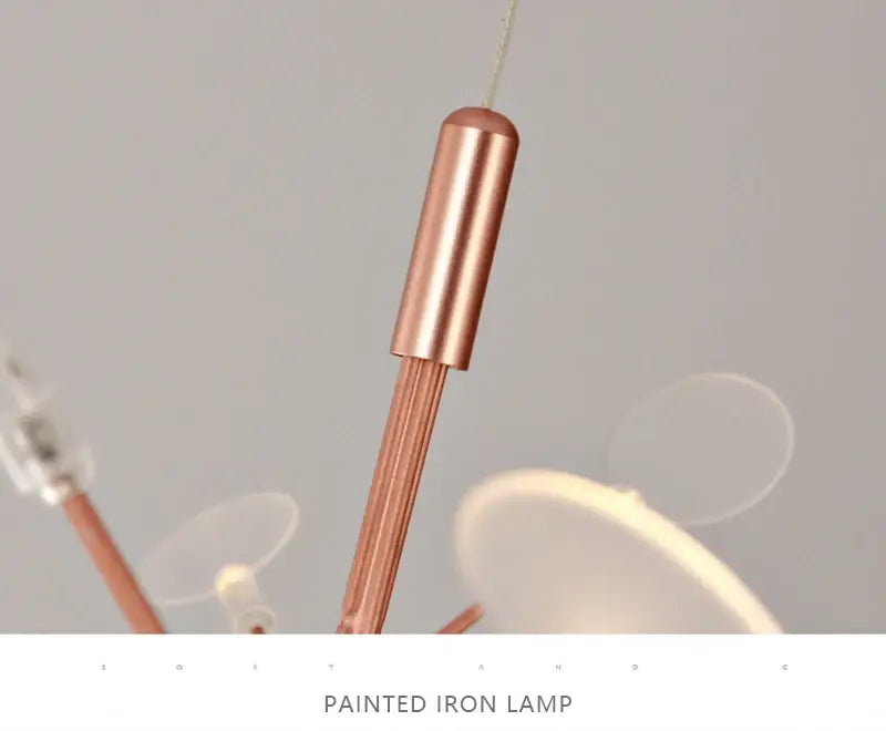 DecorBites™ Branch Design Nordic Chandelier - Rose Gold/Black