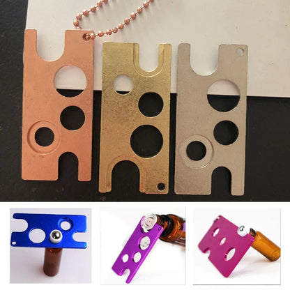 DecorBites™ Essential Oils Opener for Roller Balls & Caps - Metal Corkscrew Tool