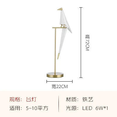 DecorBites™ Gold Cage Origami Bird Chandelier - Modern Light Fixture for Home Decor