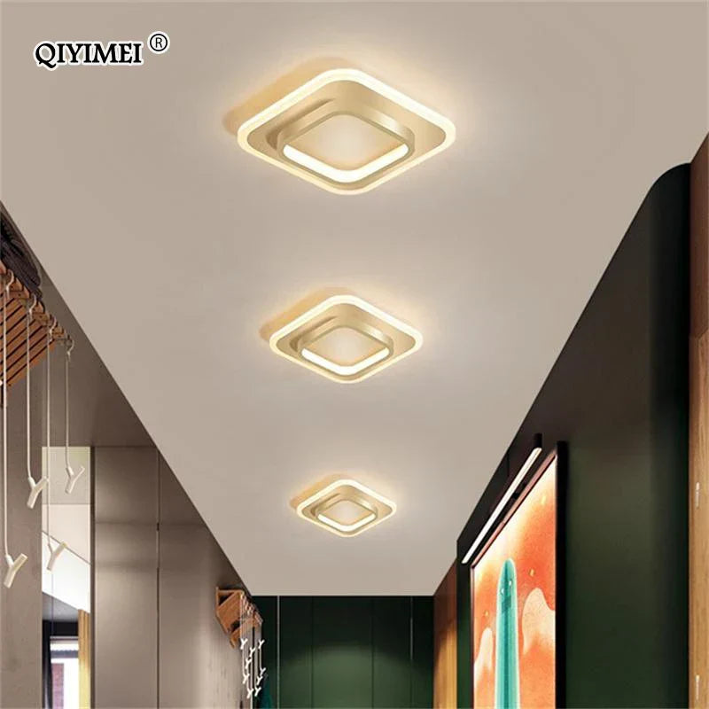 DecorBites™ LED Ceiling Lights for Bedroom Kitchen Modern Round Square Lighting Fixtures