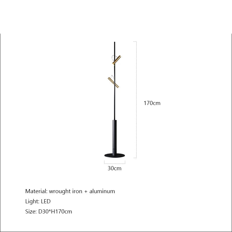 DecorBites™ LED Spotlight Projection Floor Lamp for Modern Minimalist Living Room Decor