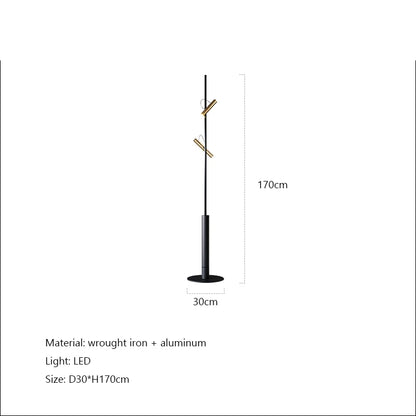 DecorBites™ LED Spotlight Projection Floor Lamp for Modern Minimalist Living Room Decor