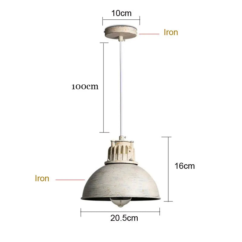 DecorBites™ Industrial Loft Chandelier Retro Pendant Lamp for Dining Room, Bar, and Bedroom