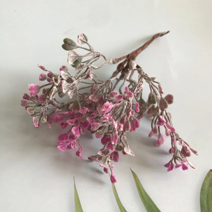 Paquete de estambres de bayas verdes DecorBites™ para decoración navideña y envoltorio de regalos DIY