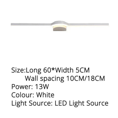 DecorBites™ LED Mirror Wall Sconces for Bathroom Dressing Table, Kitchen - 80cm, 60cm, 40cm