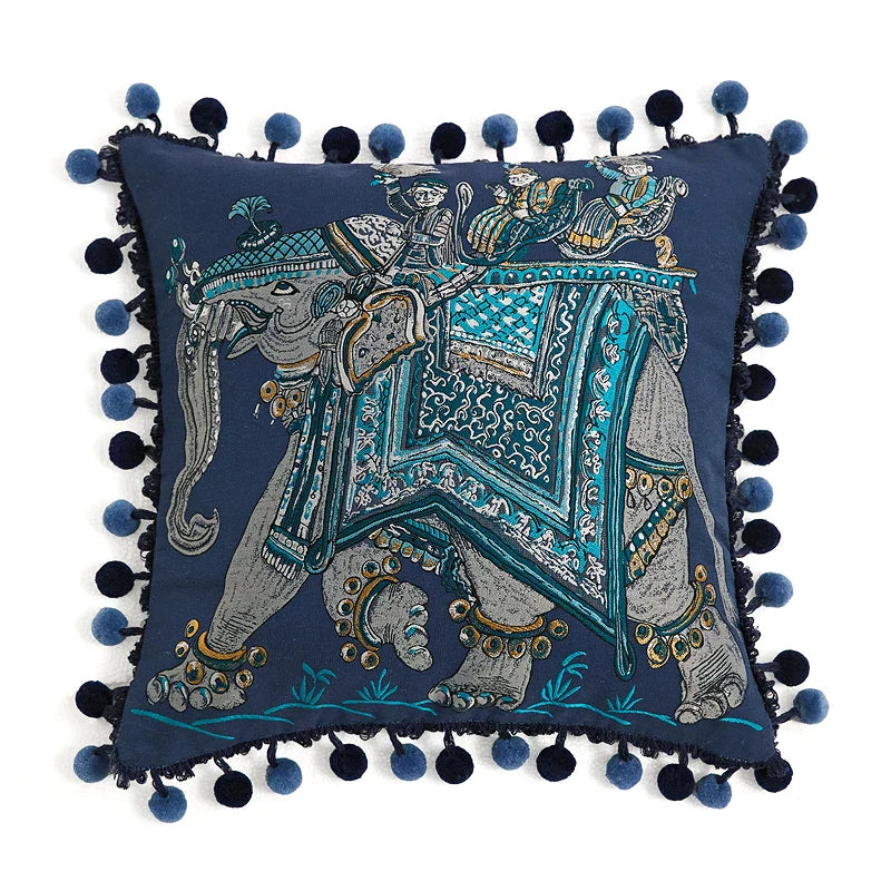 DecorBites™ American Luxe Retro Cushion Covers: Original Design Throw Pillow Case for Sofa