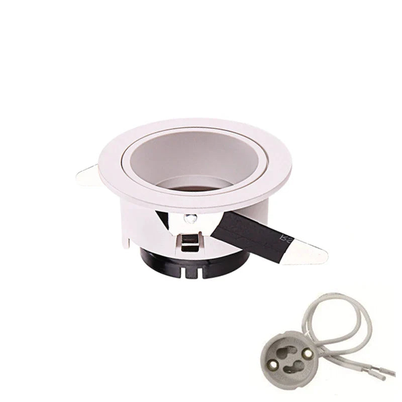 إضاءة السقف DecorBites™ القابلة للتعديل والمضادة للتوهج مع قاعدة مصباح GU10/MR16 للإضاءة الموضعية الداخلية