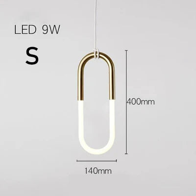 DecorBites™ Gold Pendant Lights Energy Saving for Living Room Hanglamp