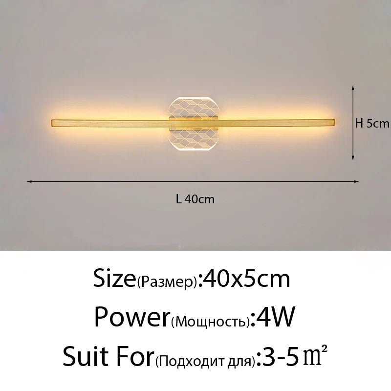 DecorBites™ LED Mirror Wall Lamp for Modern Minimalist Decor