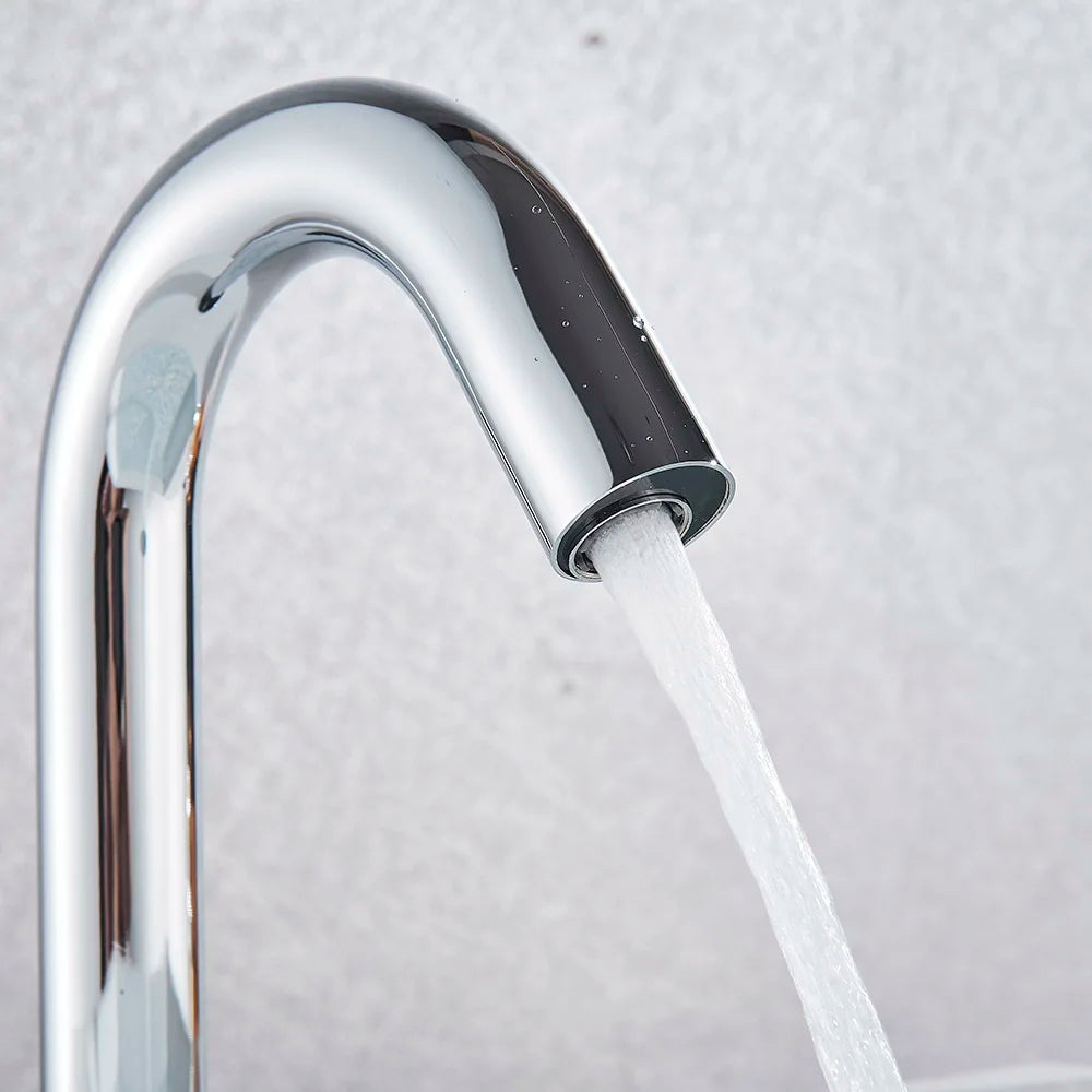 DecorBites™ Infrared Sensor Faucet Mixer for Touchless Electric Basin - Hot & Cold Water