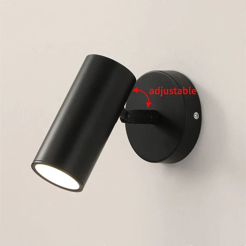 DecorBites™ LED Wall Lamp: 180º Rotation Bedside Sconce, Indoor Lighting Fixture, E27 Bulb Home Decor