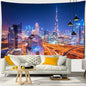 Decobites Boho Chic Night View Tapestry.