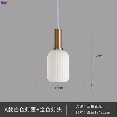 Lámparas colgantes de cristal DecorBites™: Lámpara colgante LED de estilo nórdico moderno para dormitorio, sala de estar y comedor.