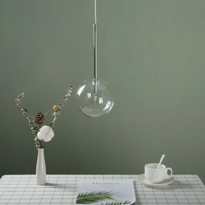 DecorBites™ Gold Glass Ball Pendant Lights for Dining Room and Kitchen